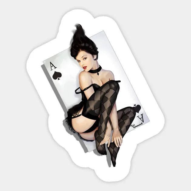 1 шт. наклейка queen of Spades забавный стикер с рисунком из мультфильма водонепроницаемый для ноутбука автомобиль скейтборд багаж гитара Furnitur стикер