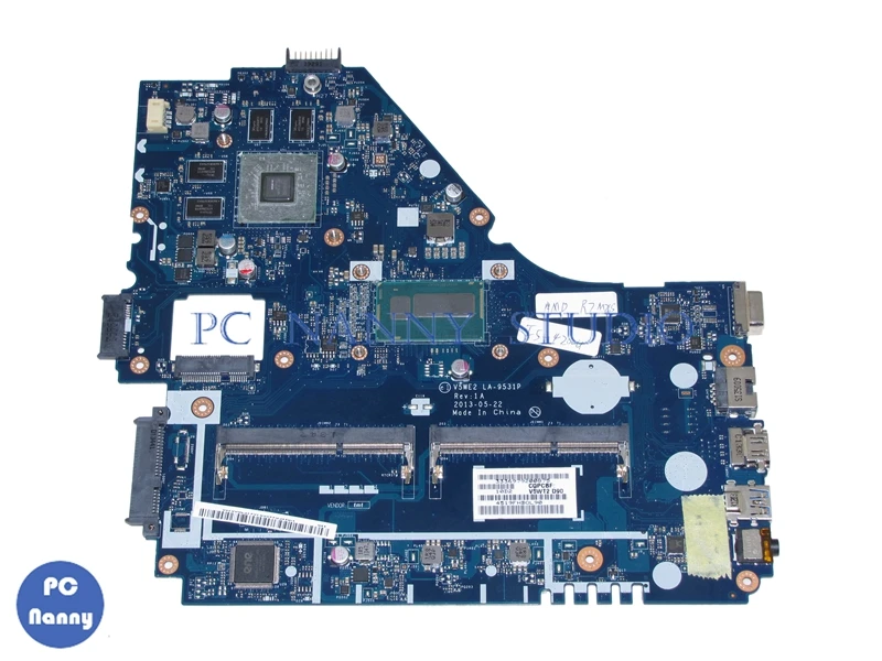 Материнская плата NOKOTION V5WE2 LA 9531P для ноутбука acer aspire E1 572G материнская с видео Radeon