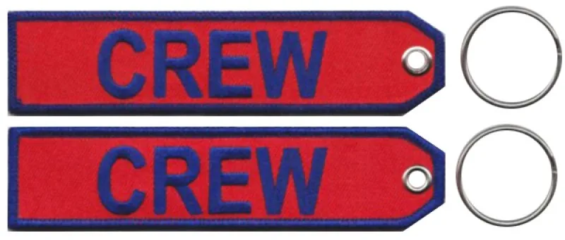 Брелок для ключей с вышивкой в виде экипировки|crew tag|cabin crewtagging crews |