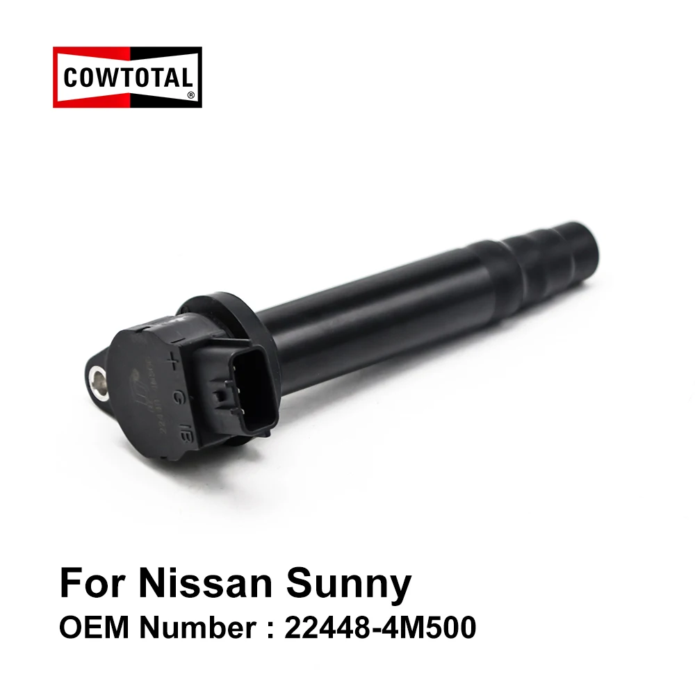 Cowtote Катушка зажигания для Nissan Sunny Код двигателя QG18DE QG16DE 1.8L 1.6L OEM 22448 4M500 (упаковка
