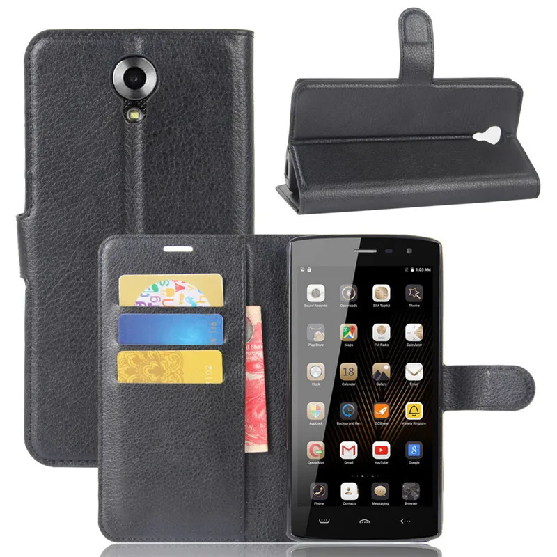 YINGHUI Phone Case For HT7Pro 5.5 Inch HOMTOM HT7 Pro Cover Flip Luxury PU Leather Wallet Silicone | Мобильные телефоны и