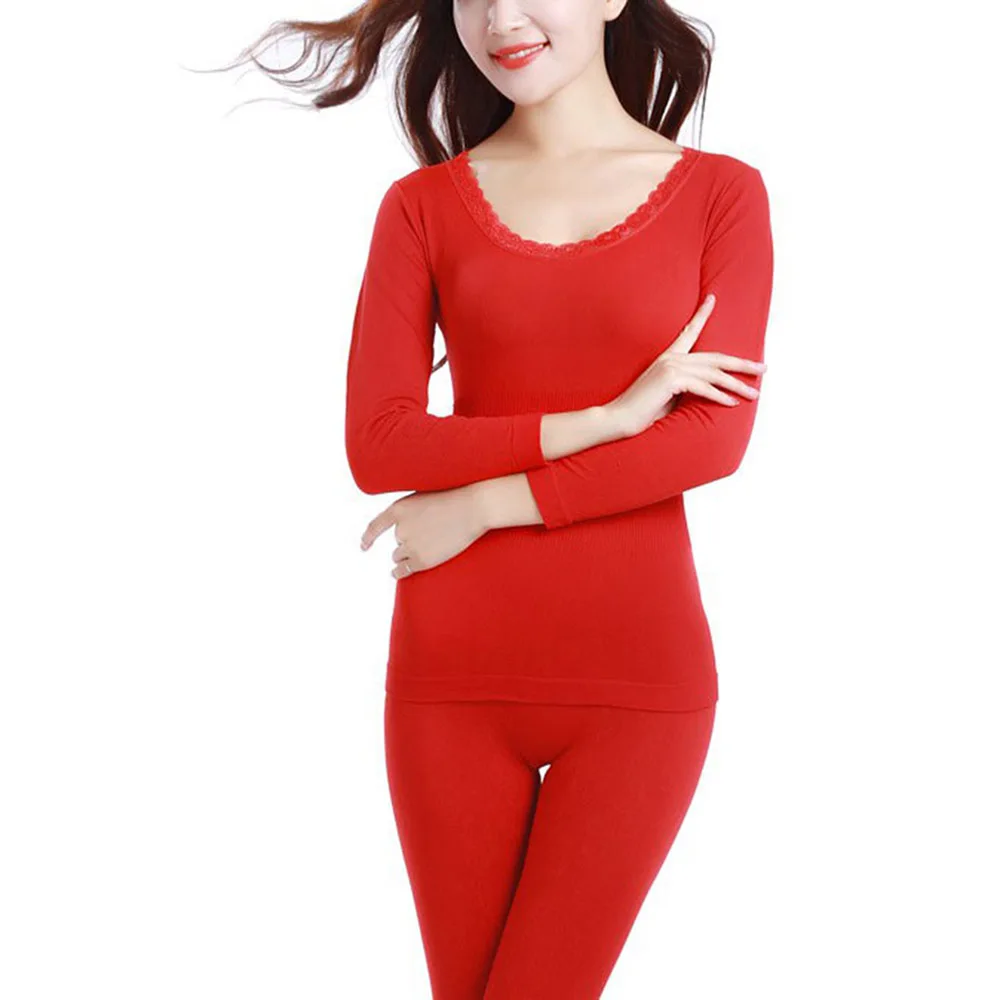 Fitibest Women Winter Thermal Underwear Suit Ladies Clothing Female Long Johns |