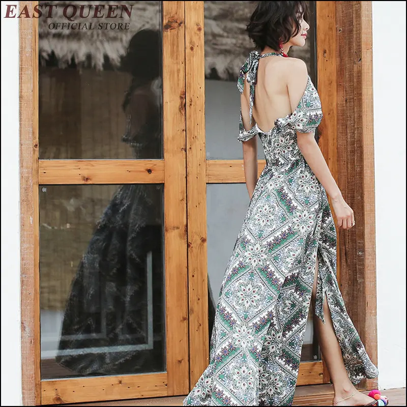 Летние платья 2018 женская одежда в стиле хиппи бохо шикарное платье Пляжное