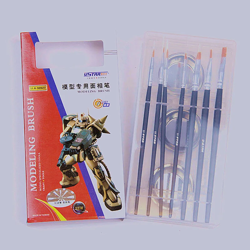 Модель Ustar ручка для моделирования набор кистей цветное блюдо стойка инструмент