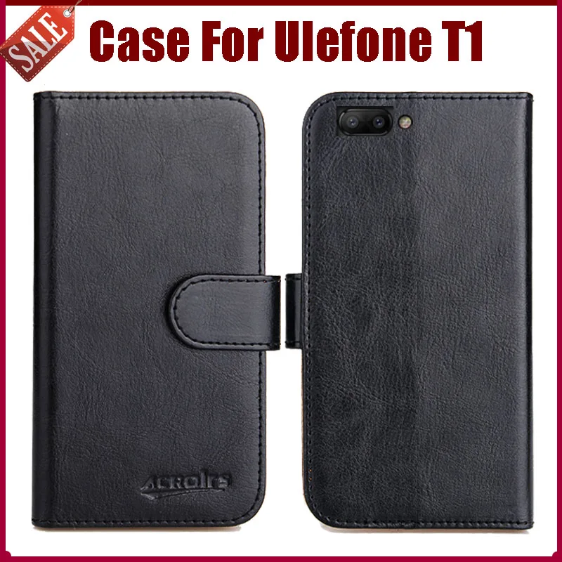 

Hot Sale! Ulefone T1 Case New Arrival 6 Colors High Quality Flip Leather Protective Cover For Ulefone T1 Case Phone Bag