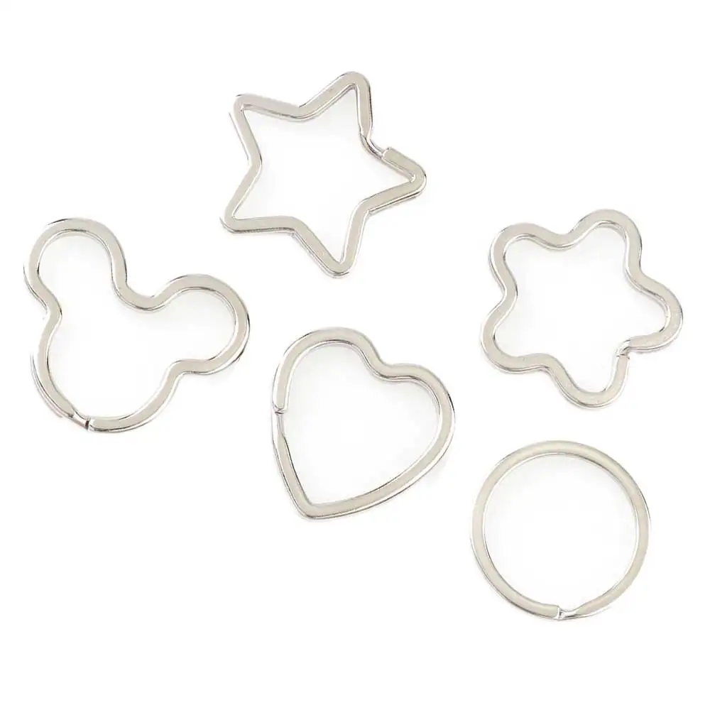 Металлическое кольцо с разрезом в виде цветка сливы 10 шт./лот|Ювелирная фурнитура