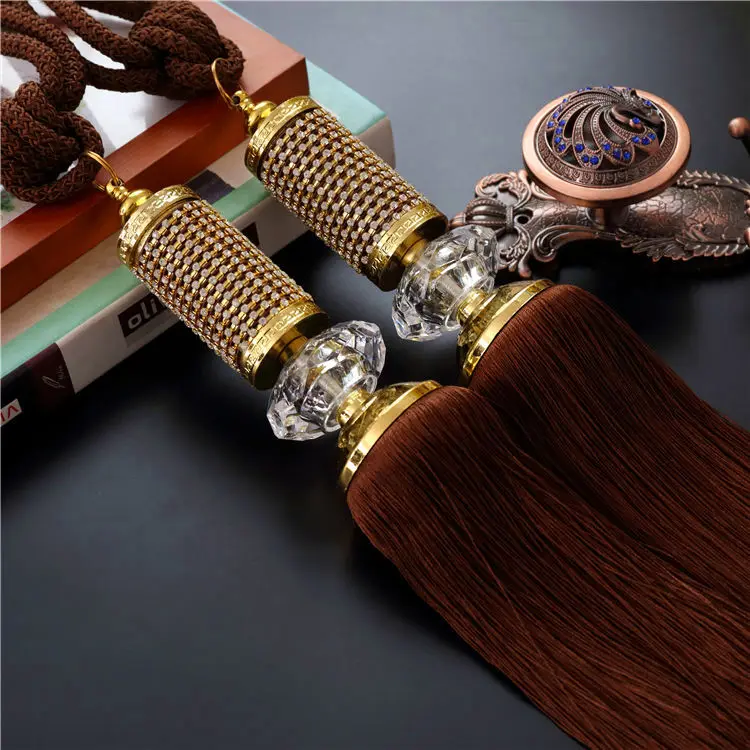 Роскошные модные хрустальные украшения зажимы для штор аксессуары подвесной