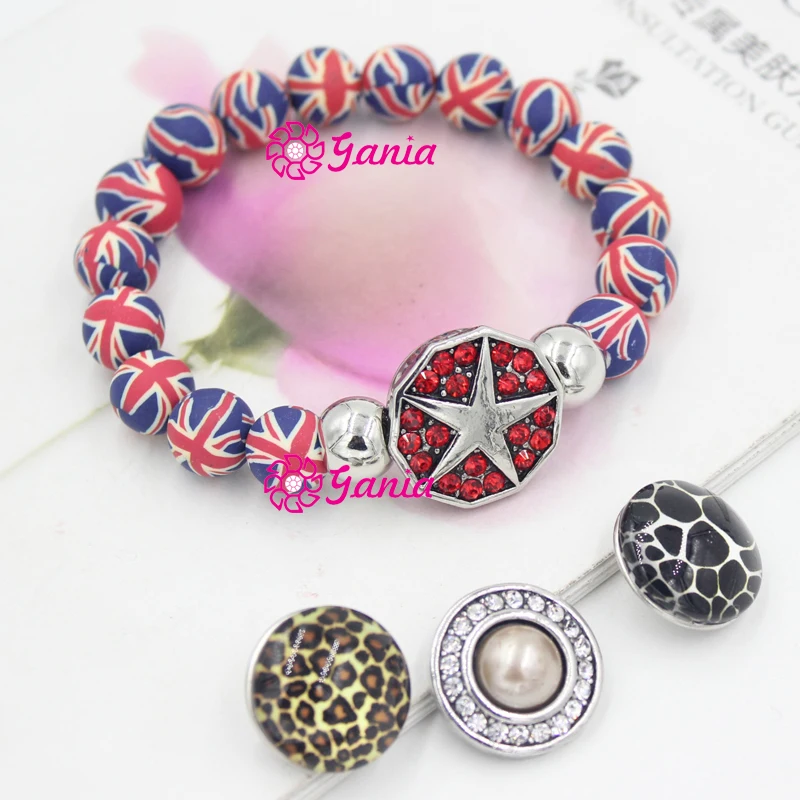 Браслет с растягивающимся флагом Великобритании 20 шт./лот|bracelet fit|flag braceletbuttons for