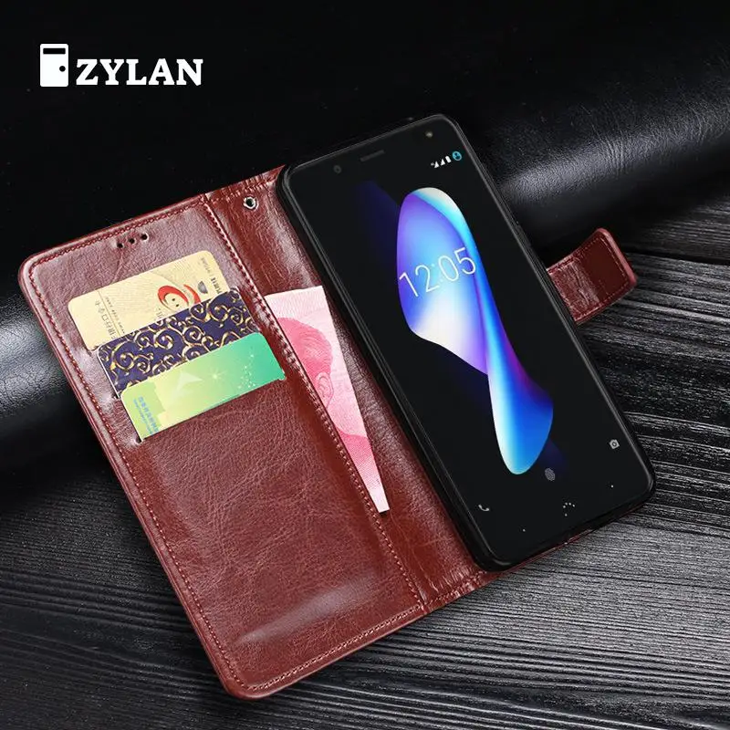 Чехол книжка ZYLAN для BQ Aquaris V Plus BQS роскошный кожаный чехол бумажник с подставкой и