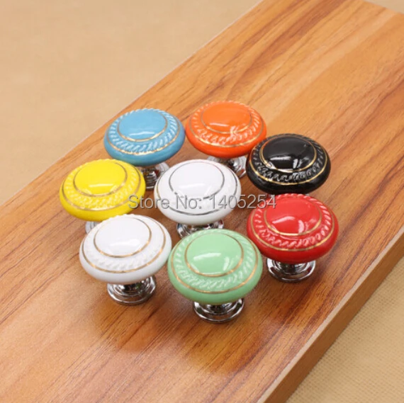 Европейские шкафы белая керамическая ручка серебряная проволока основание из