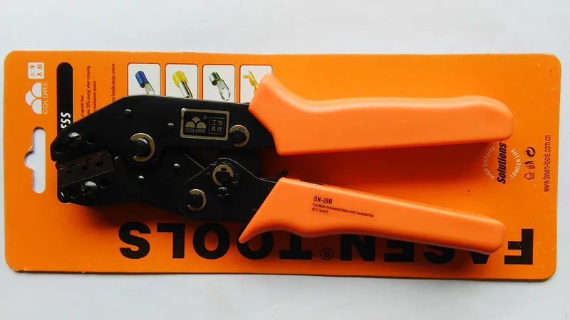 NEW 1pc Ratchet Crimping plier tools 0.1-1mm2 AWG 28-18 S28B | Инструменты