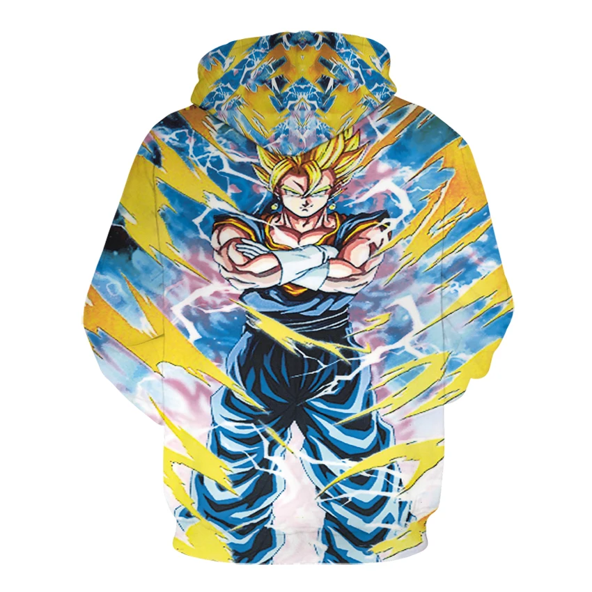 Devin Du новейшая аниме Dragon Ball Z Super Saiyan 3D Толстовка Goku/Vegeta пуловеры для женщин и