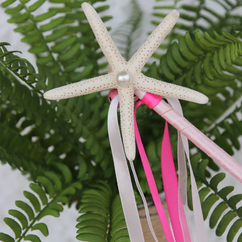 Бесплатная доставка (10 шт./лот) лента с морскими звездами палочки из натуральной