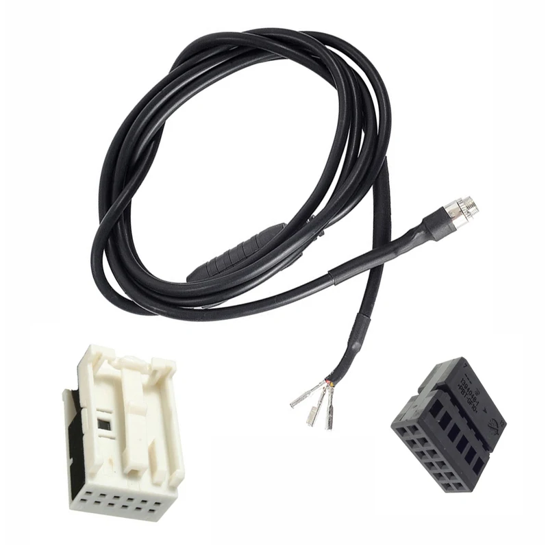 Biurlink 12Pin аудио AUX разъем + кабель DIY адаптер для BMW E60 E63 5 6 серии 550i 520d 525d 530xd 535d |