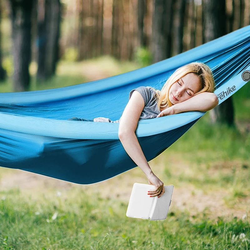 Hot Leisure Hammock Camping Travel Inflatable Outdoor Portable Furniture Garden Swing Chair Dormitory Soft Bed Gift | Мебель