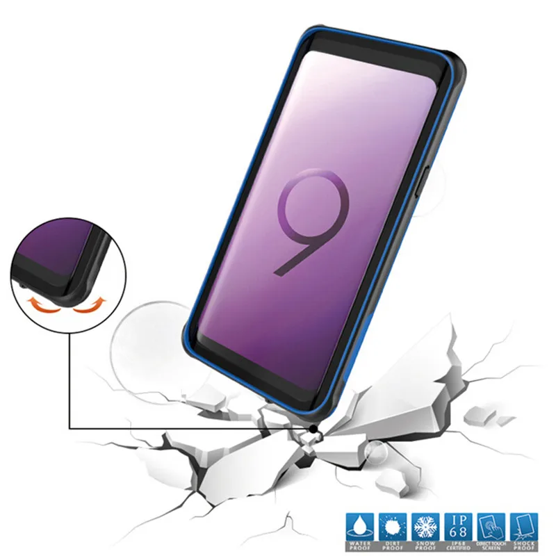 Heavy Duty Защита IP68 Водонепроницаемый 3MP водонепроницаемый чехол для Samsung S8 Plus Note8 Cse