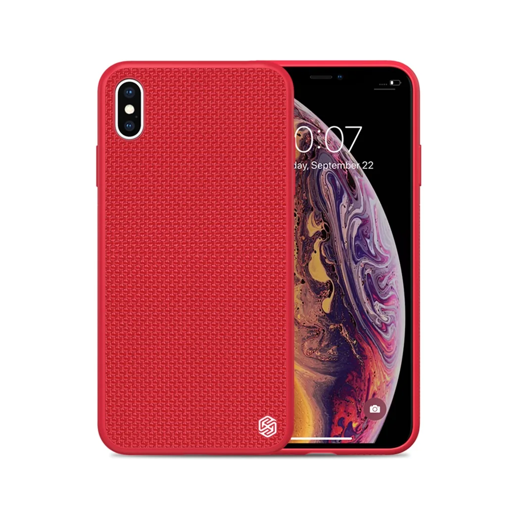 Чехол для iPhone X XS XR XS Max NILLKIN текстурированный нейлоновый корпус прочный нескользящий тонкий и легкий чехол для iPhone XS чехол