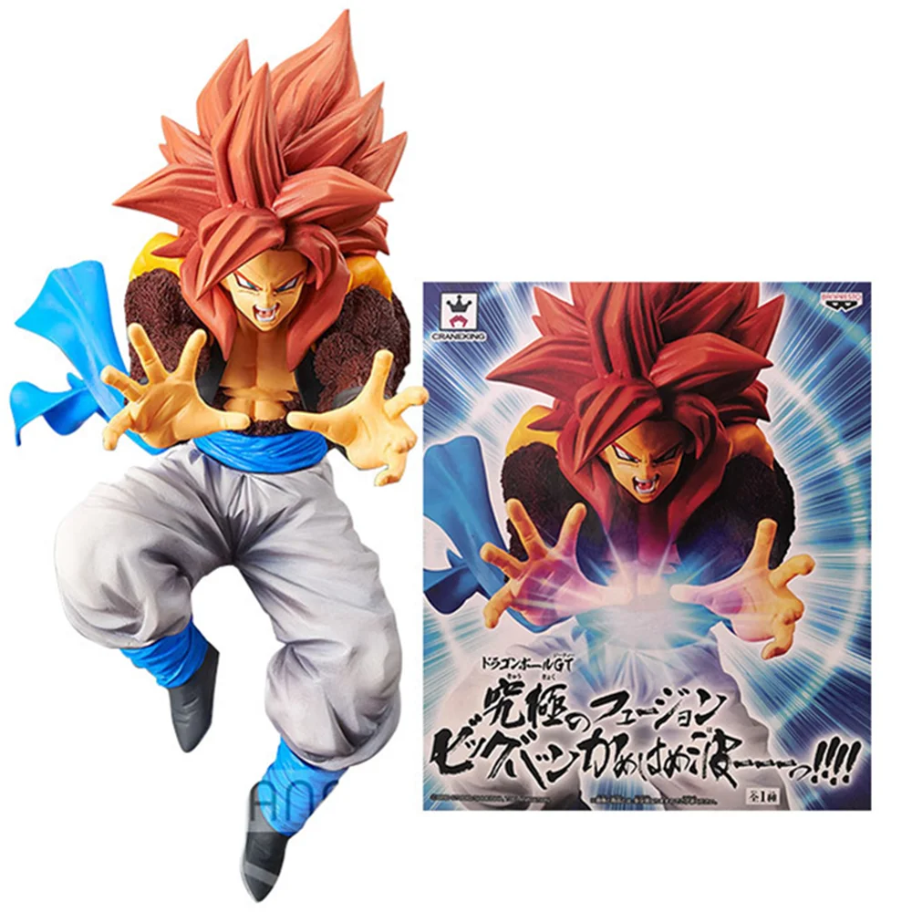 Dragon Ball Z Gogeta аниме GT Супер Saiyan фигурка героини SSJ4 Bing Bang Kamehameha игрушки для взрослых