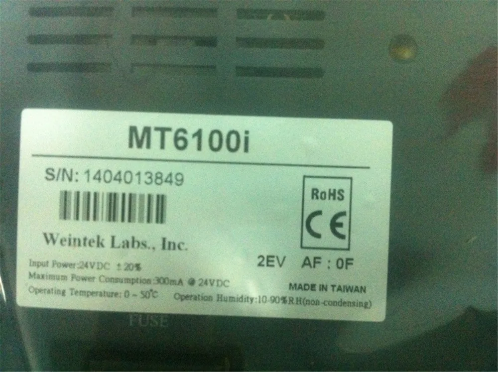 MT6100IV2: 10 дюймовый сенсорный панель HMI 800*480 USB хост MT6100IV2 Weinview с программированием