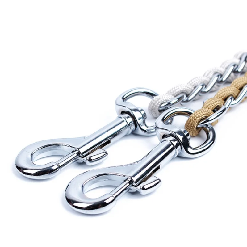 Поводки для собак из нержавеющей стали высокого качества поводки прогулок на