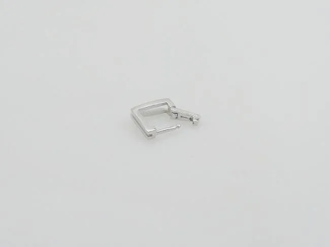 Новые серьги-кольца с пряжкой из серебра 925 пробы, маленькие серьги с пряжкой, маленькие серьги с косточкой, маленькие серьги, внутренний диаметр 6 мм