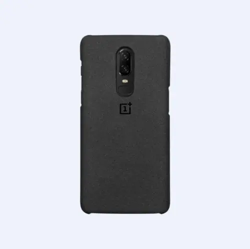100% оригинал OnePlus 6/6 T песчаник силиконовый нейлон Карбон бампер кожаный чехол для