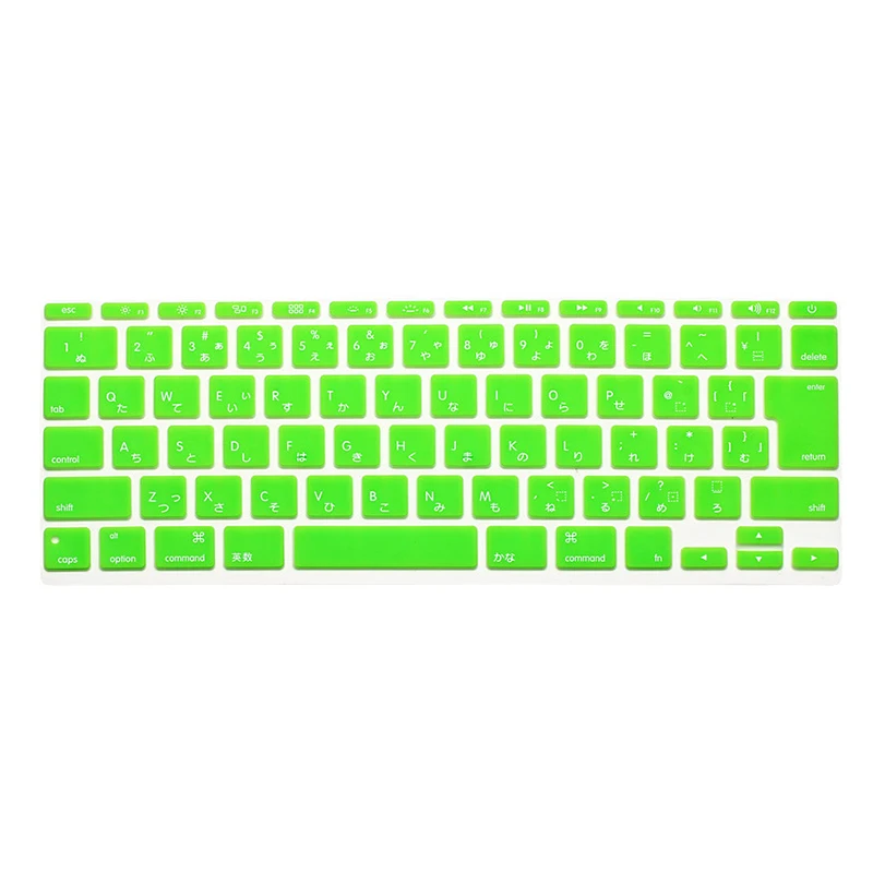 HRH Лидер продаж силиконовая JP Японская Клавиатура Защитная пленка для Mac Book Air 11 11,6 японская версия A1370 A1456