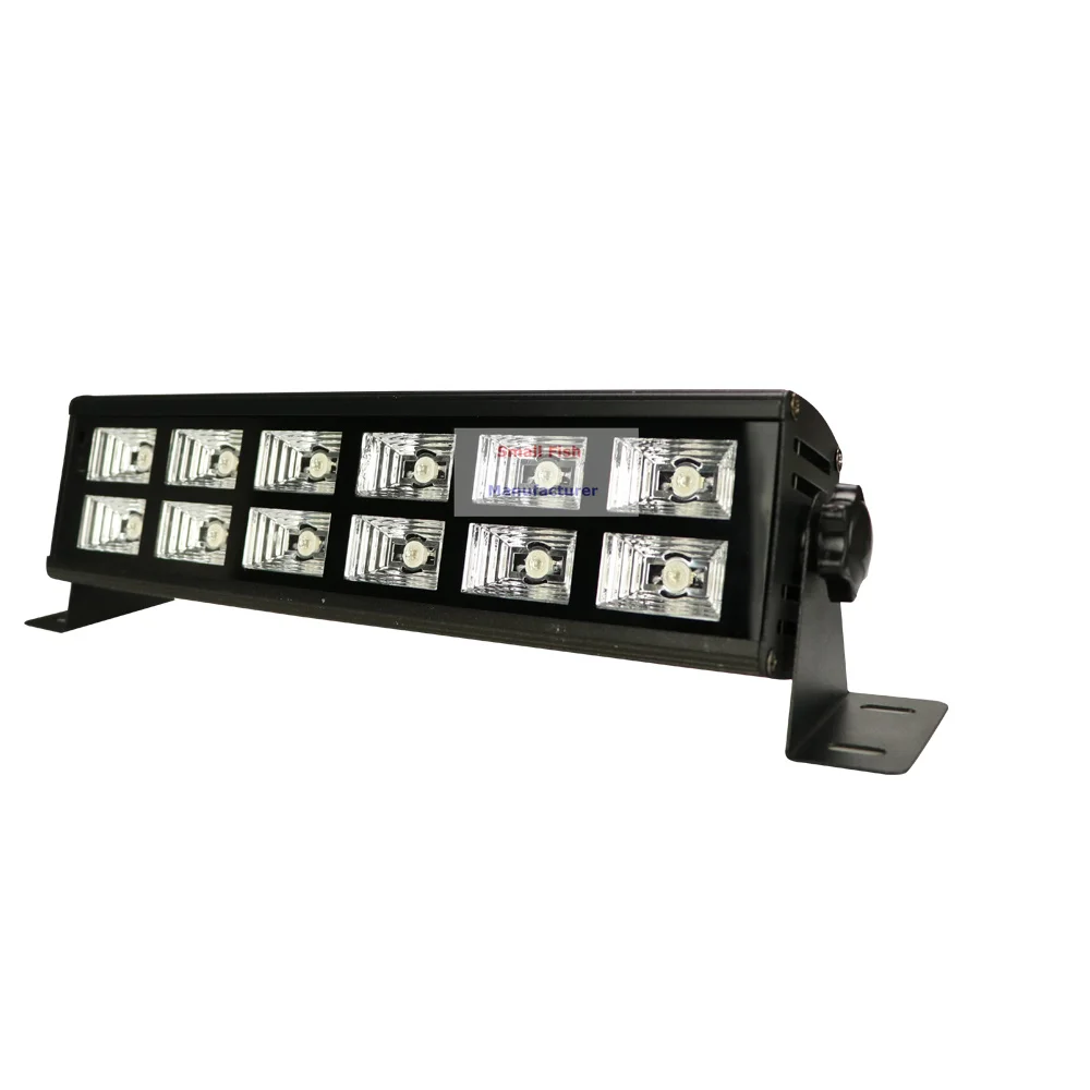 Светодиодный светильник для сцены 4 шт. УФ цвет 12X3W настенный DMX/пульт