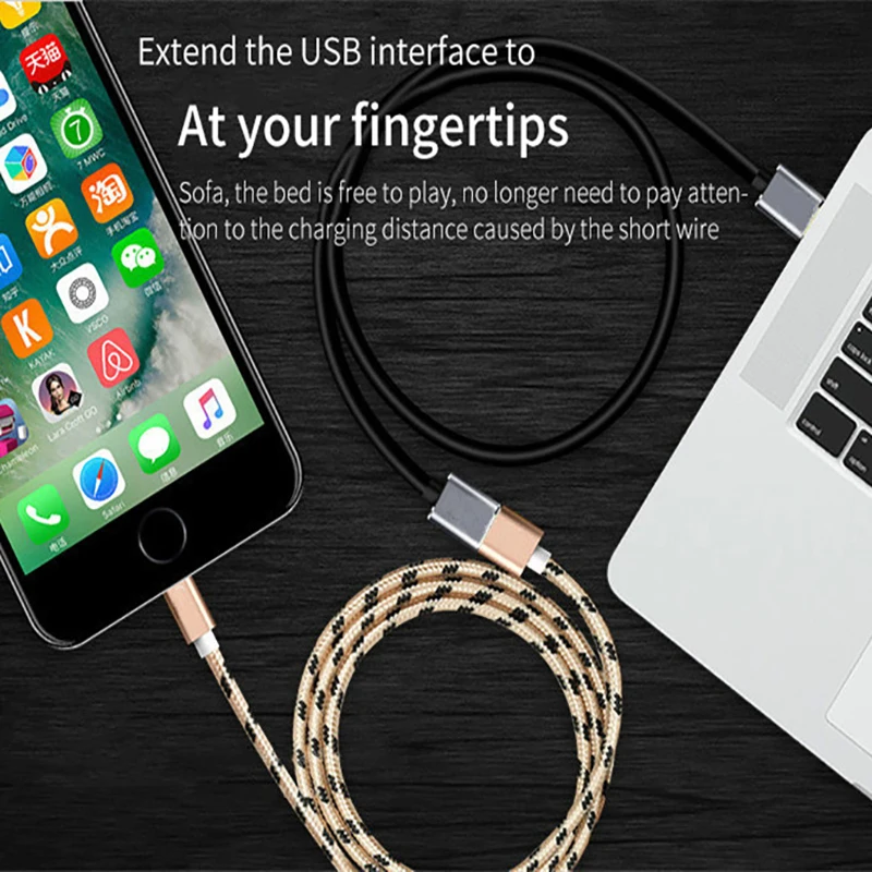 Супер Скоростной USB 3,0 кабель-удлинитель USB3.0 Тип A папа-мама Кабель-адаптер для синхронизации данных 0,5 м 1 м 1,5 м для компьютера