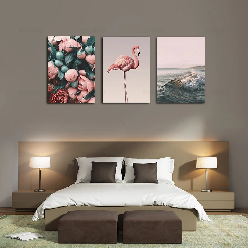 

Nordic Style Cartoon Animal Canvas Painting Mural Wall Painting Art Poster Sticker Decoration for Children's Room Unframed