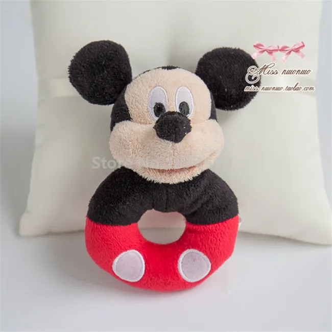 Набор из 2 предметов детское кольцо с Микки и Минни погремушка плюшевые игрушки