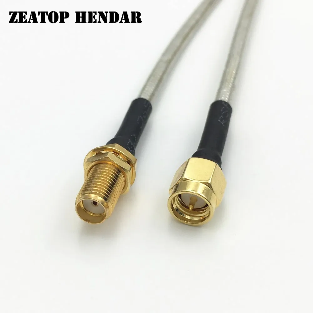 5 шт. полужесткий коаксиальный кабель с разъемом SMA папа на гнездо мама 10 см 15 20 30 50