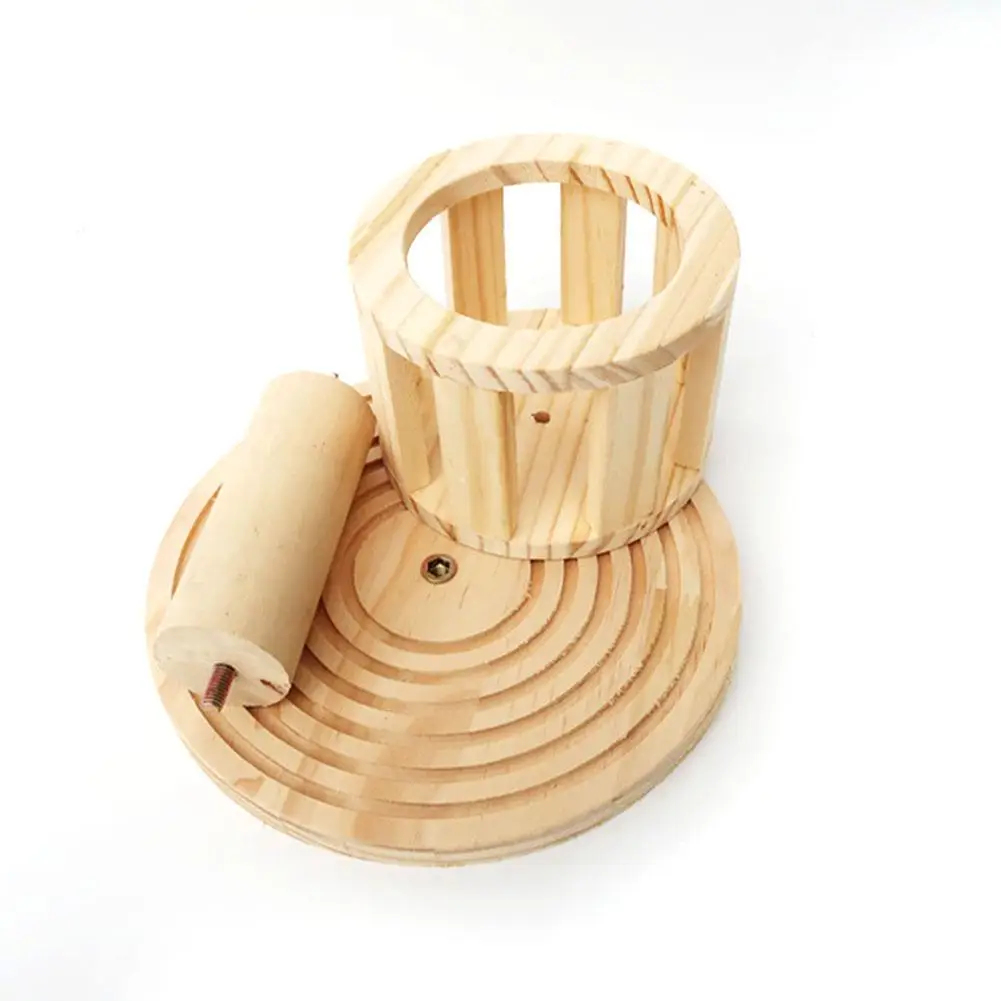 Кормушка для кроликов сено яслей кролик деревянный держатель сена миска еды