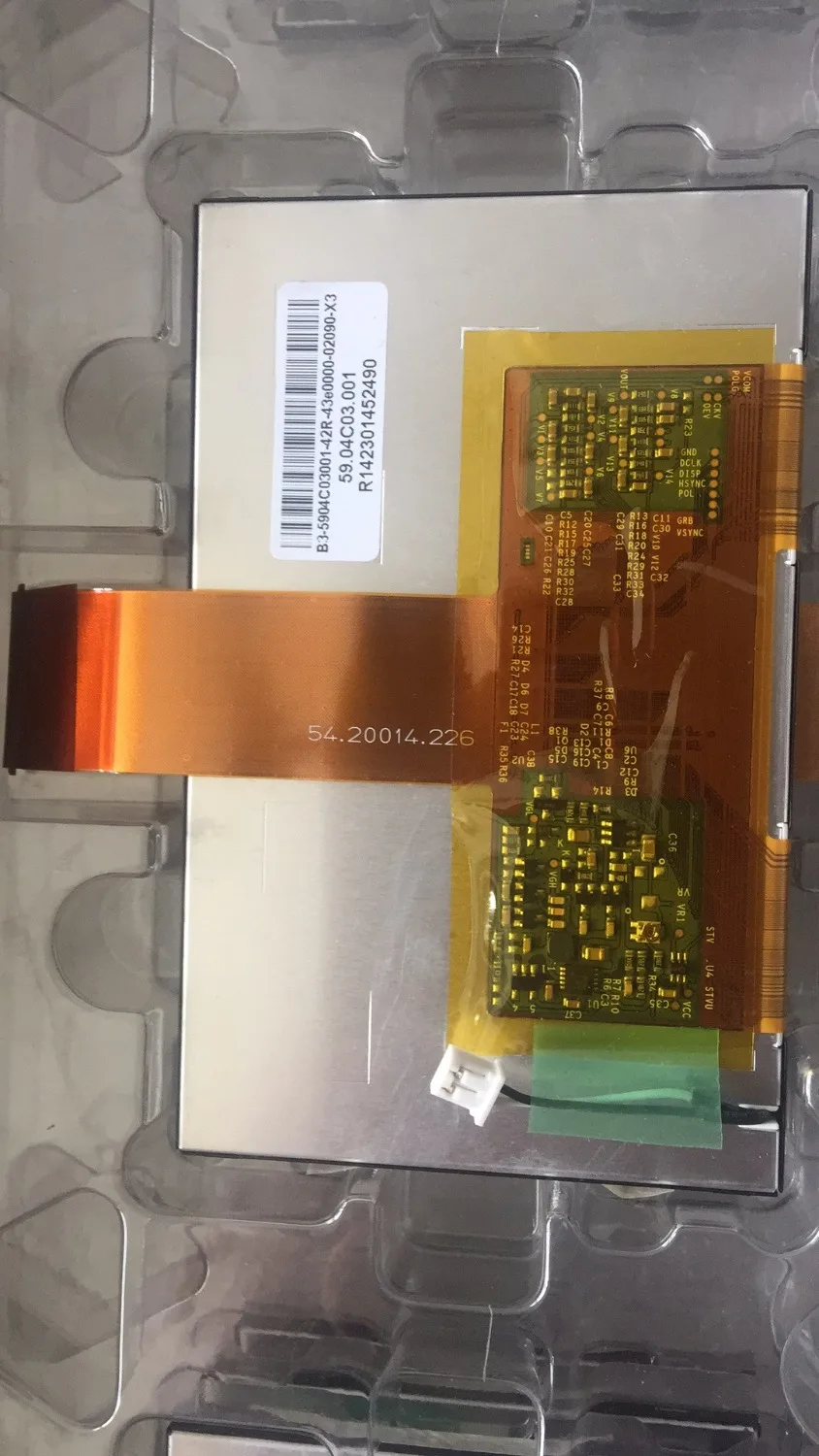 Оригинальный новый 4 3 дюймовый TFT ЖК дисплей C043FW01 V0 панель экрана для автомобиля