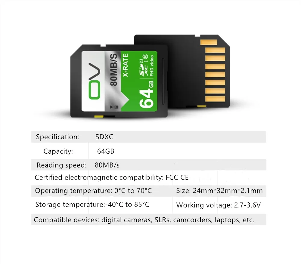 OV, Micro SD карта, 16 ГБ, 32 ГБ, 64 ГБ, 128 ГБ, карта памяти, Class10 80 МБ/с. высокое Скорость хранения SDXC карты для однообъективной зеркальной цифровой Камера автомобиля, флеш-карта