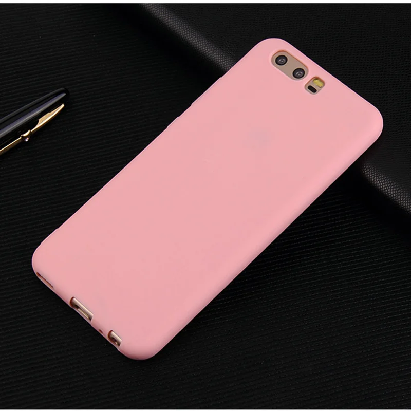 Матовый Силиконовый мягкий ТПУ чехол для Huawei P8 Lite 2017 P9 P10 P20 lite Plus Nova Honor 6C 6A 6X 8 9 mate 10