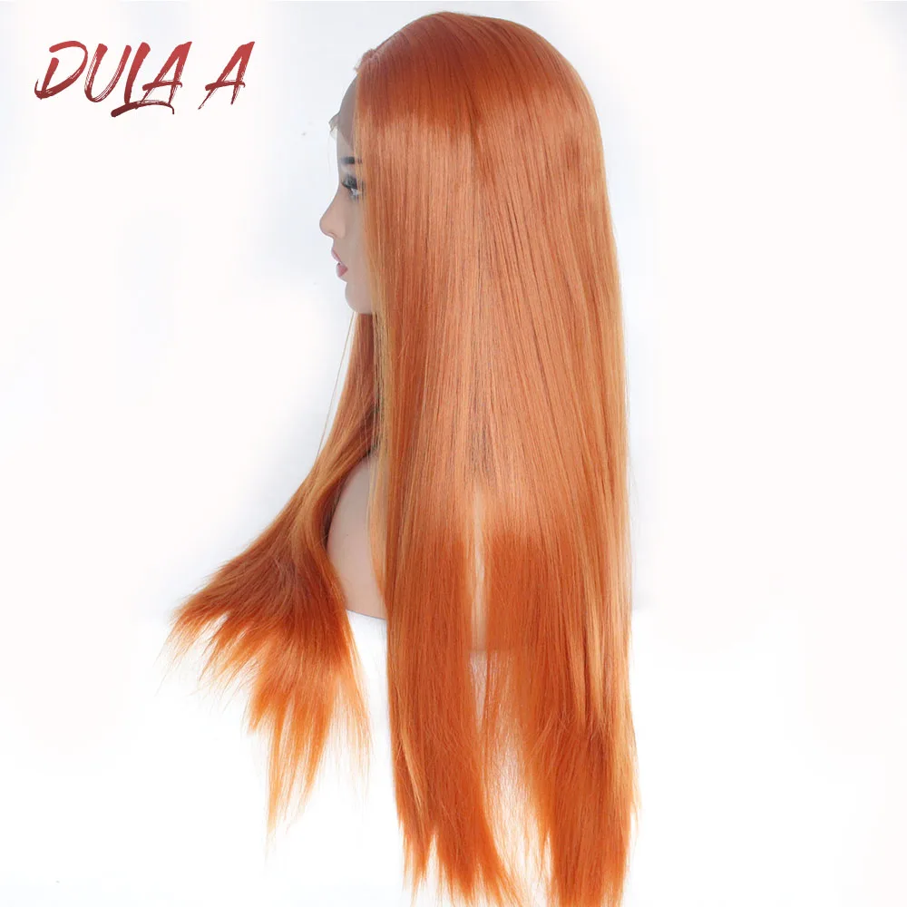 Dula A синтетические волосы на кружеве парик для черный женщин Цвет 1B прямые