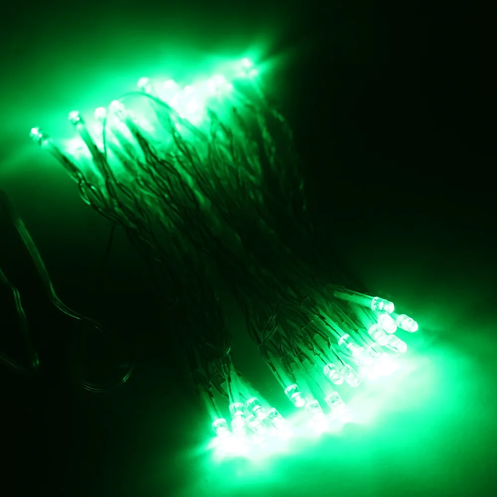 Battery Operated 10M 100 LEDs String Lights Fairy Party Wedding Christmas LED Strip Waterproof with Flash | Светодиодная