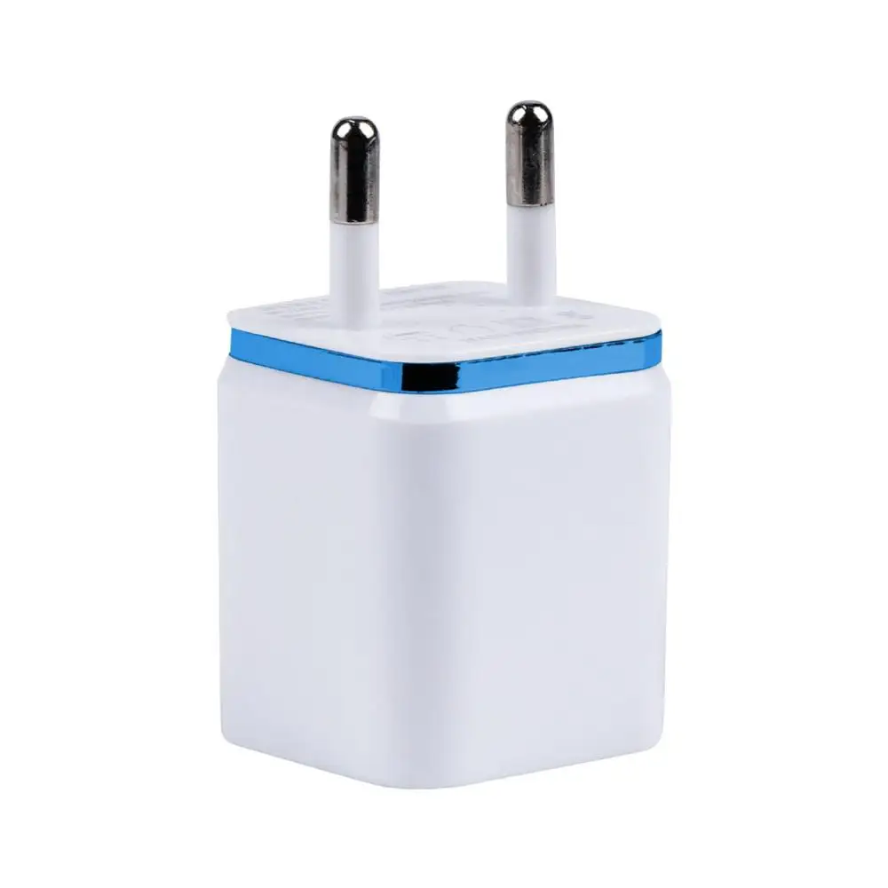 Двойной USB зарядное устройство для мобильного телефона 5V2. 1A/1A EU US Plug настенный адаптер питания для ipad iPhone samsung htc сотовых телефонов 2 порта - Тип штекера: Европейский Союз (ЕС)