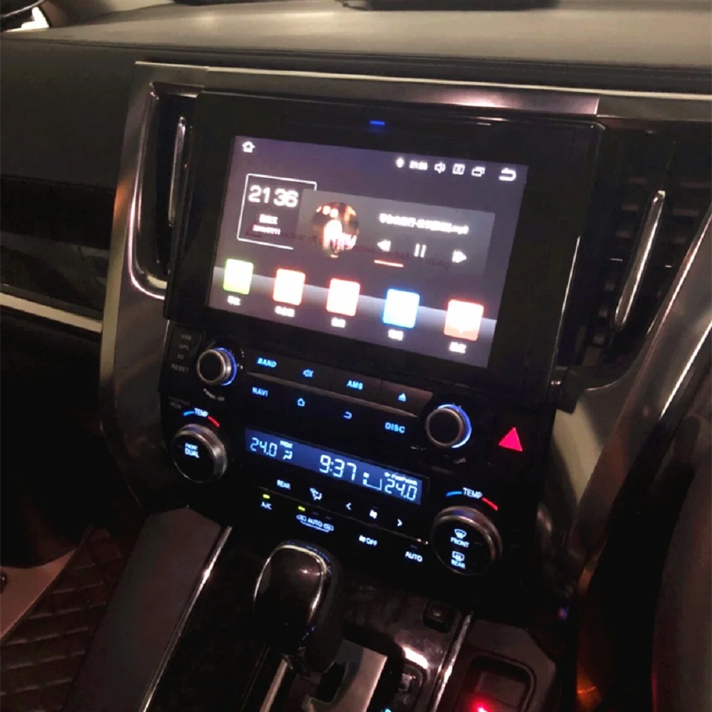 Автомобильный радиоплеер Navirider Android 10 для Toyota Alphard 2015 2018 головное устройство с gps