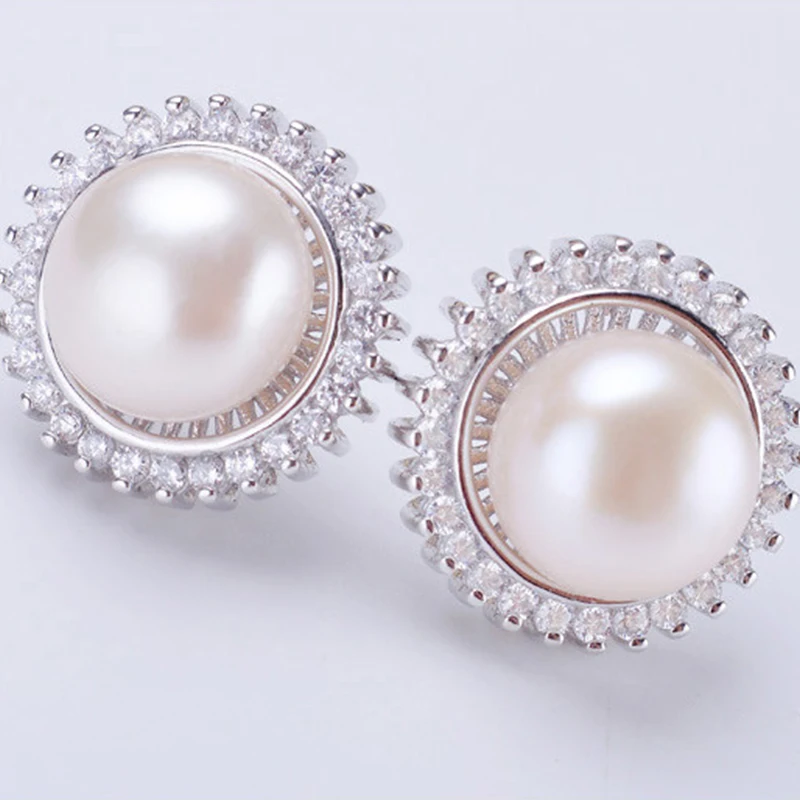 Комплект ювелирных украшений YIKALAISI 2017 из натурального жемчуга кольцо и сережки с