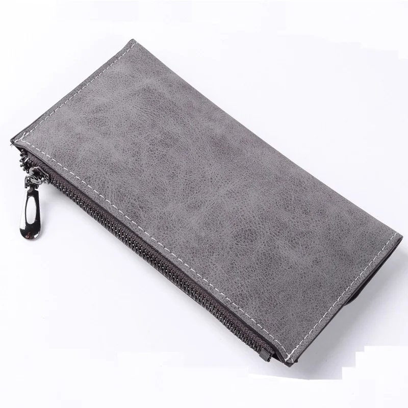 

Arsmundi Women's New Matte Long Wallet Envelope Fresh Zipper Phone Bag Clutch Money Women Wallet Coin Purse carteira feminina