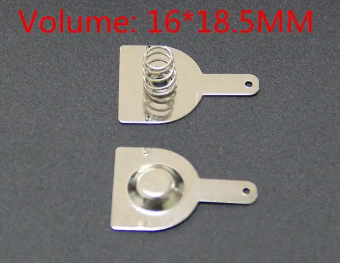 1000pcs 18650 positive and negative single contact spring plate ( 500Pairs) 16x18.5mm