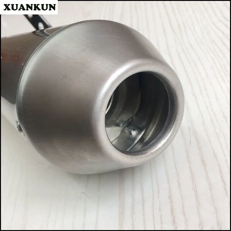 Xuankun Кафе Racer GN Ретро мотоциклетный модифицированный глушитель из нержавеющей
