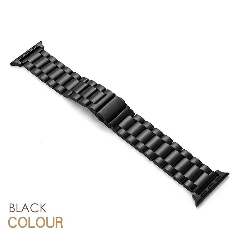 MEIKANGHUI Sport Strap For Apple Watch Band 38mm 42mm Iwatch 3 2 1 Stainless Steel Wrist band Link bracelet Watch band Strap