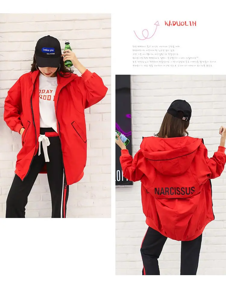 LKGHULO New Fashion Plus Size Women Coat 2018 Spring Autumn Casual Hooded Long Trench Female Loose Solid Outerwear A73 | Женская одежда