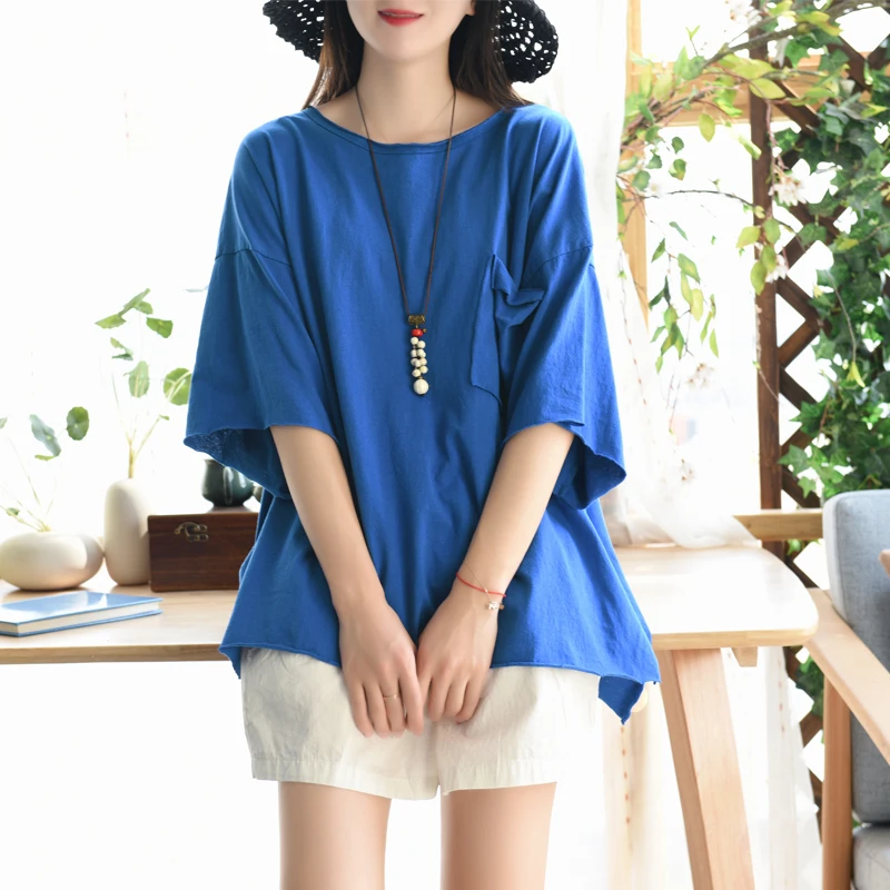 Летняя футболка модная женская большой размер свободные пуловеры Новые топы с