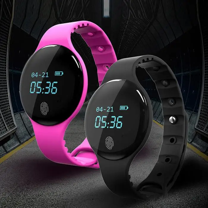 Водонепроницаемый замок отпечатков пальцев Смарт часы Bluetooth трекер сна Push