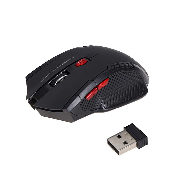 Беспроводная оптическая мышь 2 4 ГГц 1600DPI USB для прокрутки планшета ноутбука