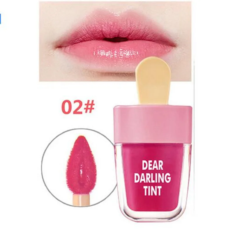 Ново Марка Мода мороженое блеск для губ жидкая матовая Губная помада длительный